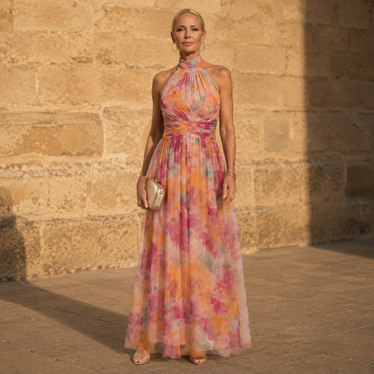Isel™ Soft Wrap Maxi Dress