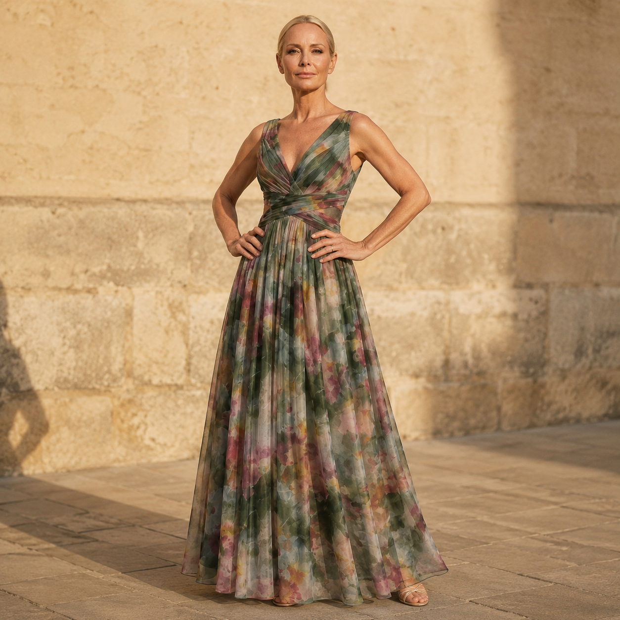 Isel™ Soft Wrap Maxi Dress