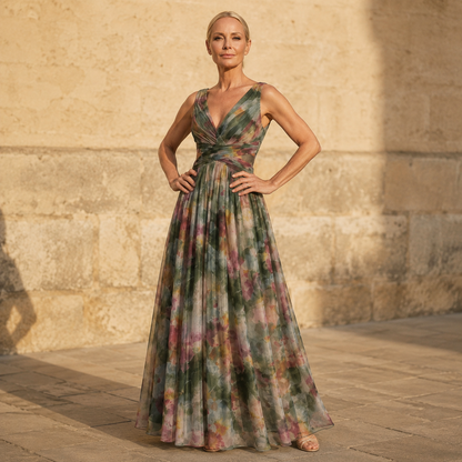 Isel™ Soft Wrap Maxi Dress