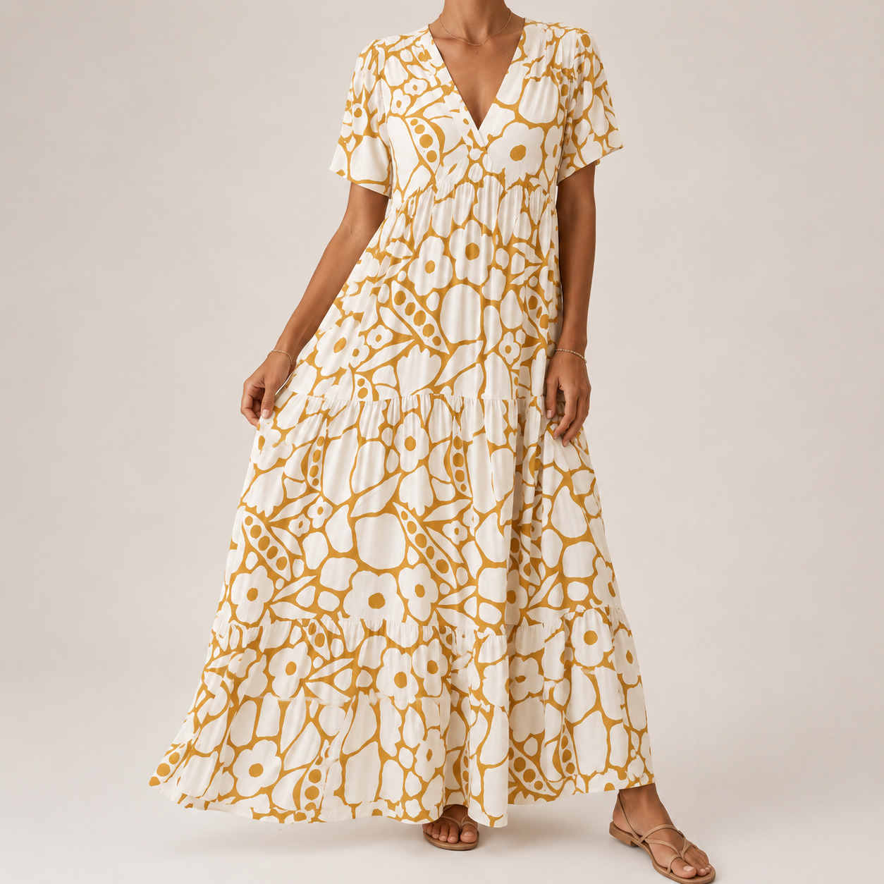 Margaret™ Elegant Bohemian Dress - Orange