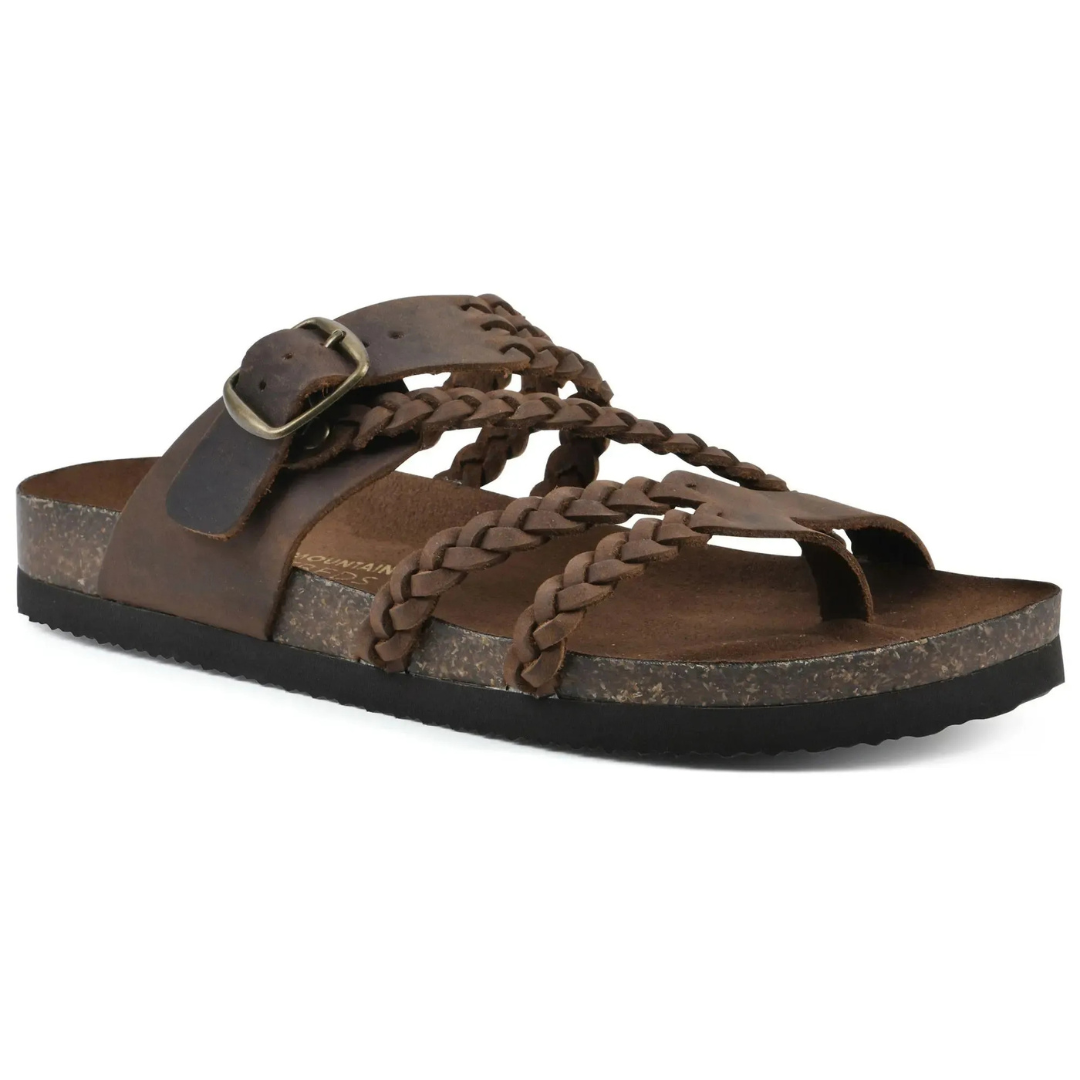 Melissa™ Orthopedic Braided Strap Sandal - Brown