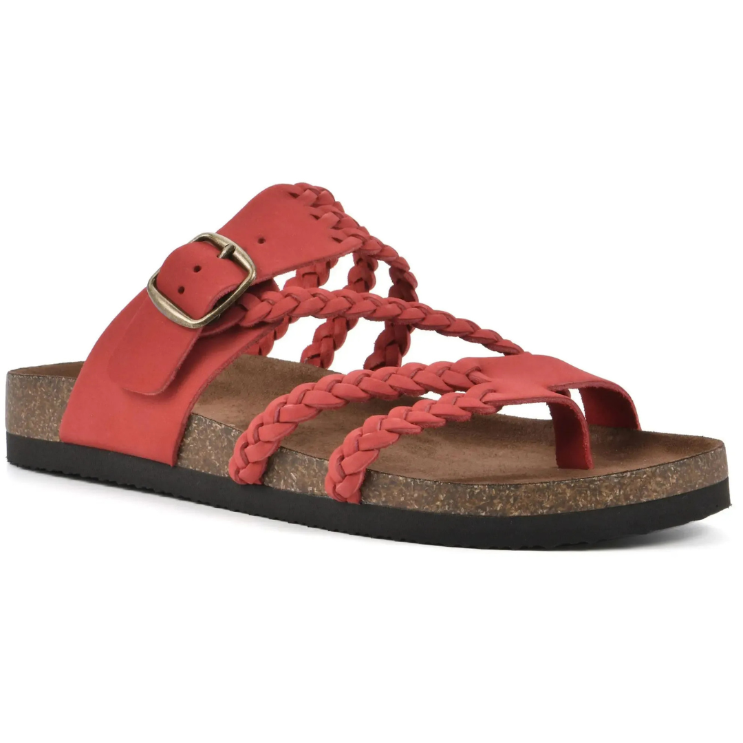 Melissa™ Orthopedic Braided Strap Sandal - Red