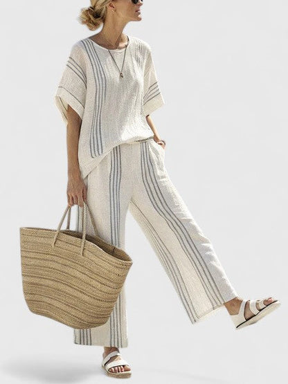Rosavina™ Striped Two-Piece Set