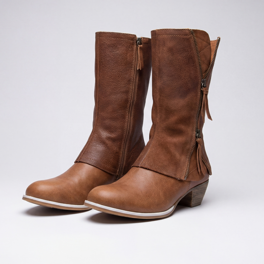 Giana™ Cowgirl Boots - Brown