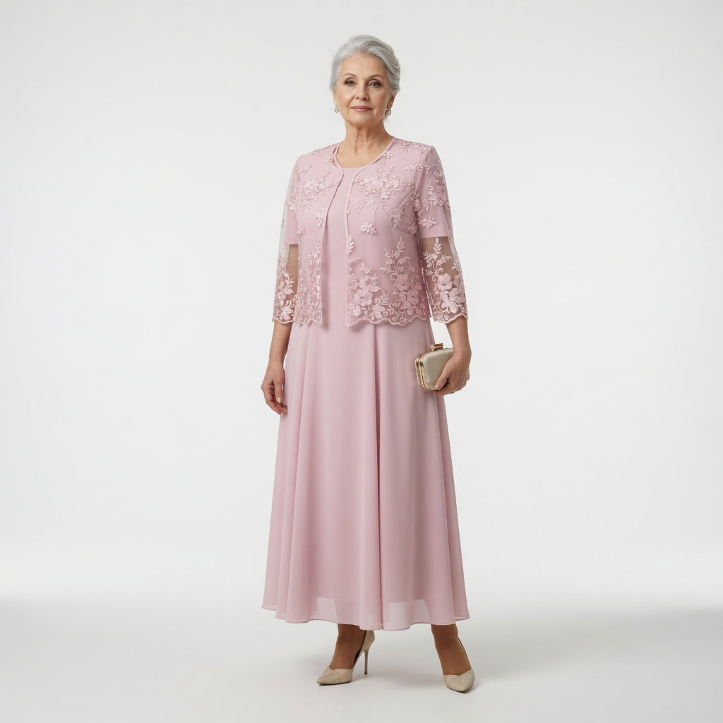 Valerie™ Floral Ceremony Dress - Pink styled