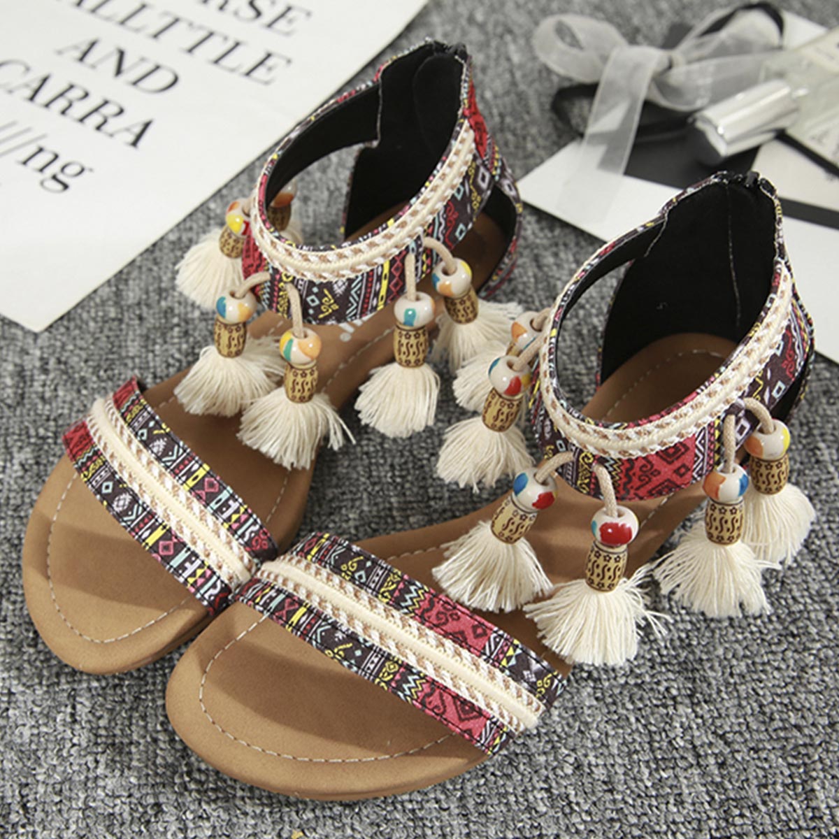 Élise™ | Rhinestone Comfort Sandals