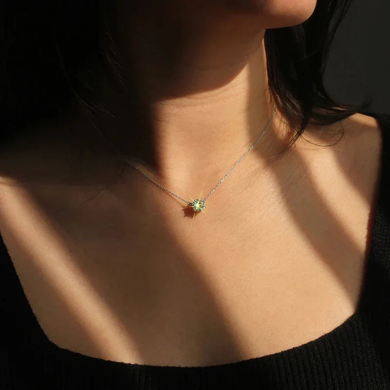 Crystelle™ Crystal Solitaire Necklace