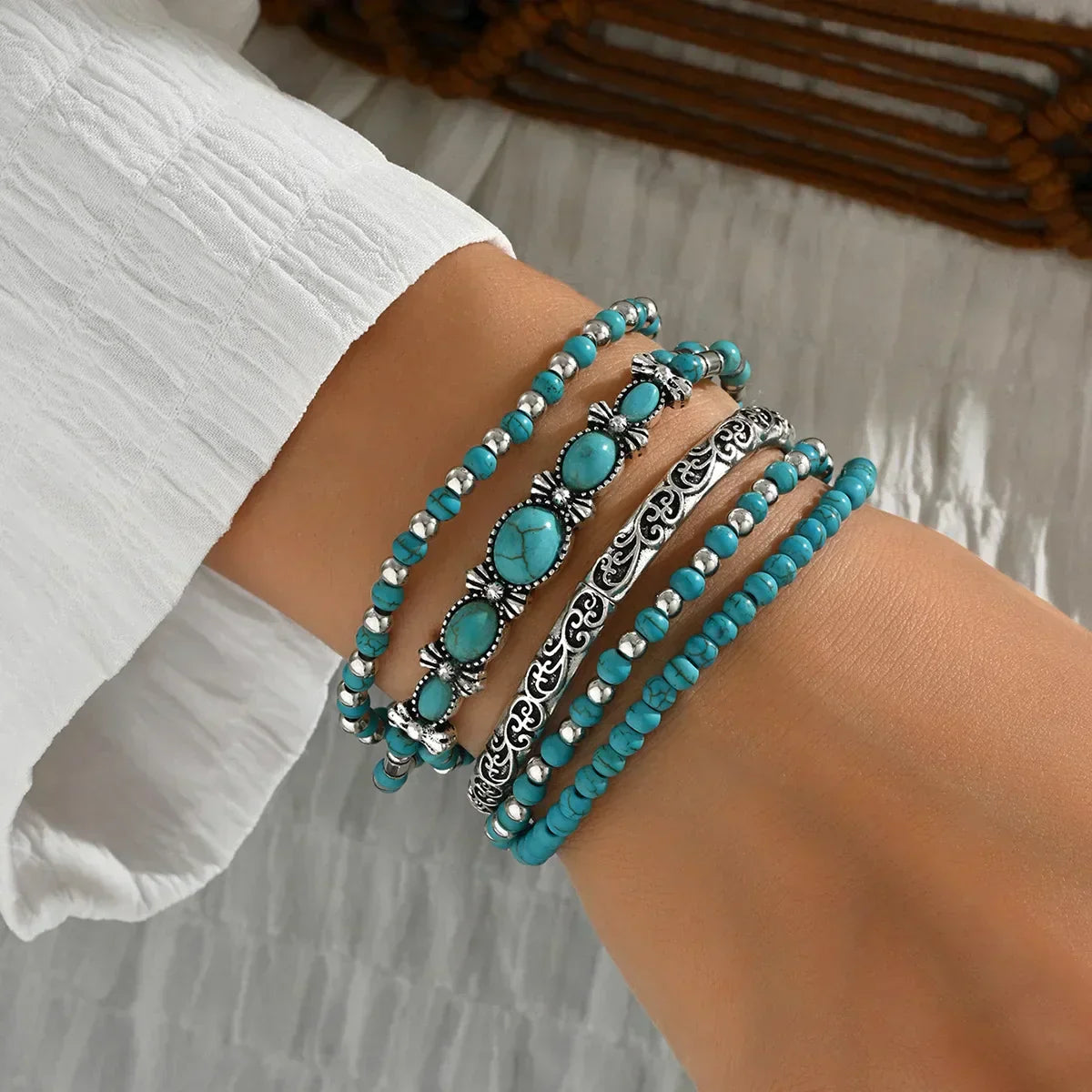 Maya™ Turquoise Multi-Strand Bracelet