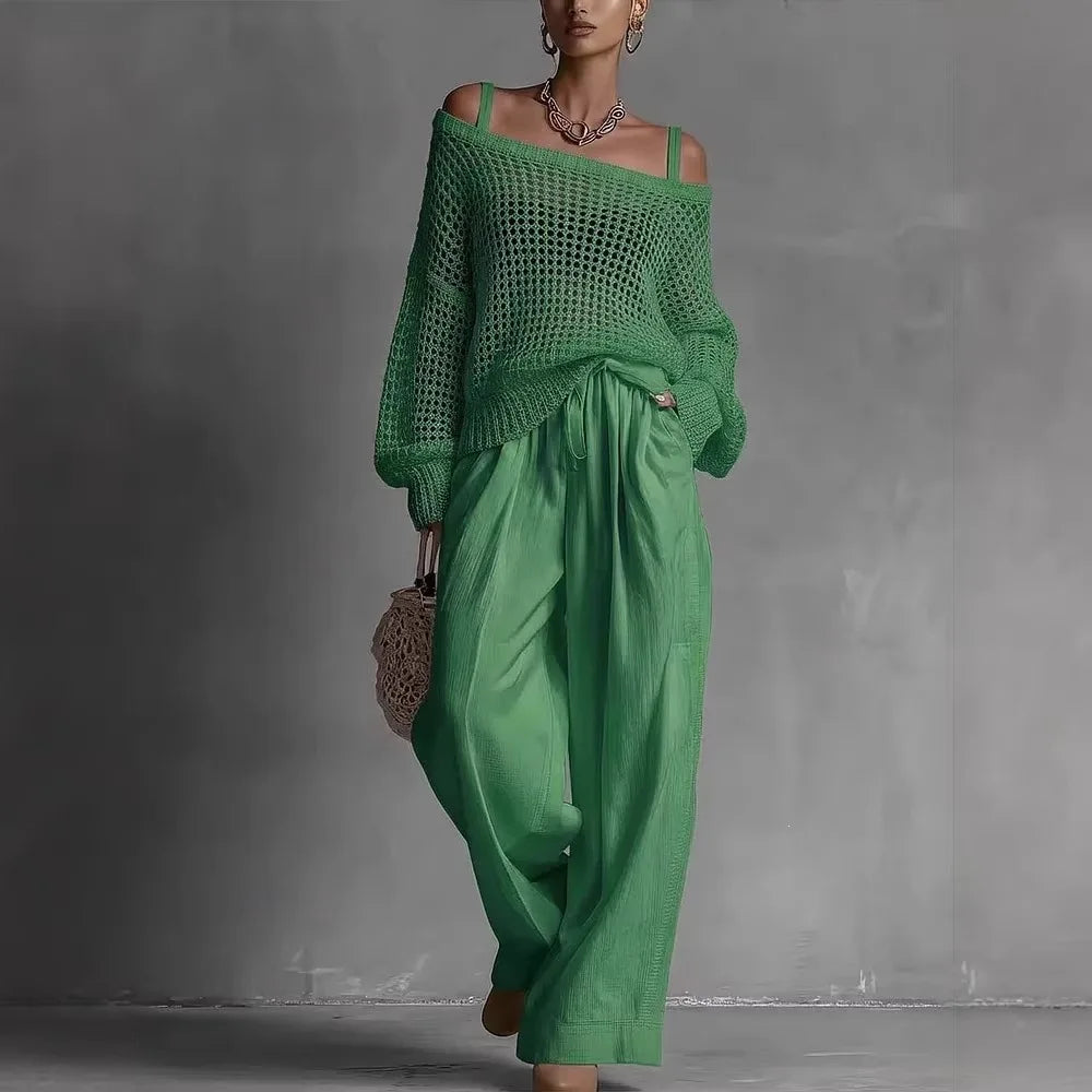 Claribel™ Elegant Two-Piece Set - Green