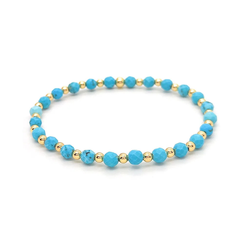 Bold Turquoise Charm Bracelet - Turquoise 5