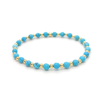 Bold Turquoise Charm Bracelet - Turquoise 5