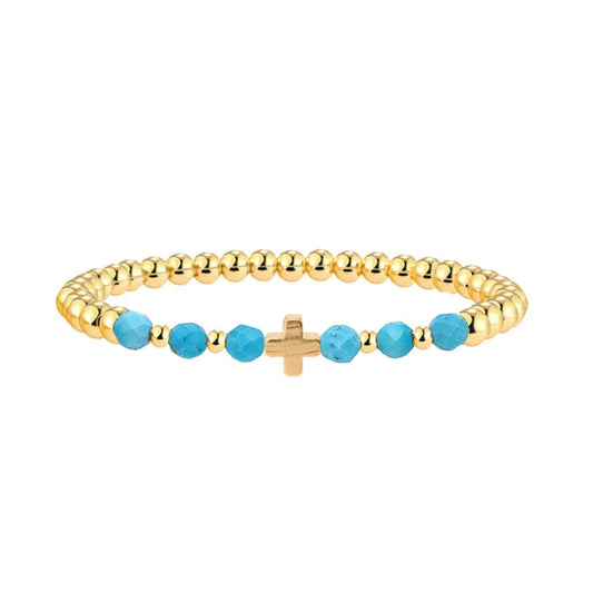Bold Turquoise Charm Bracelet - Turquoise 1