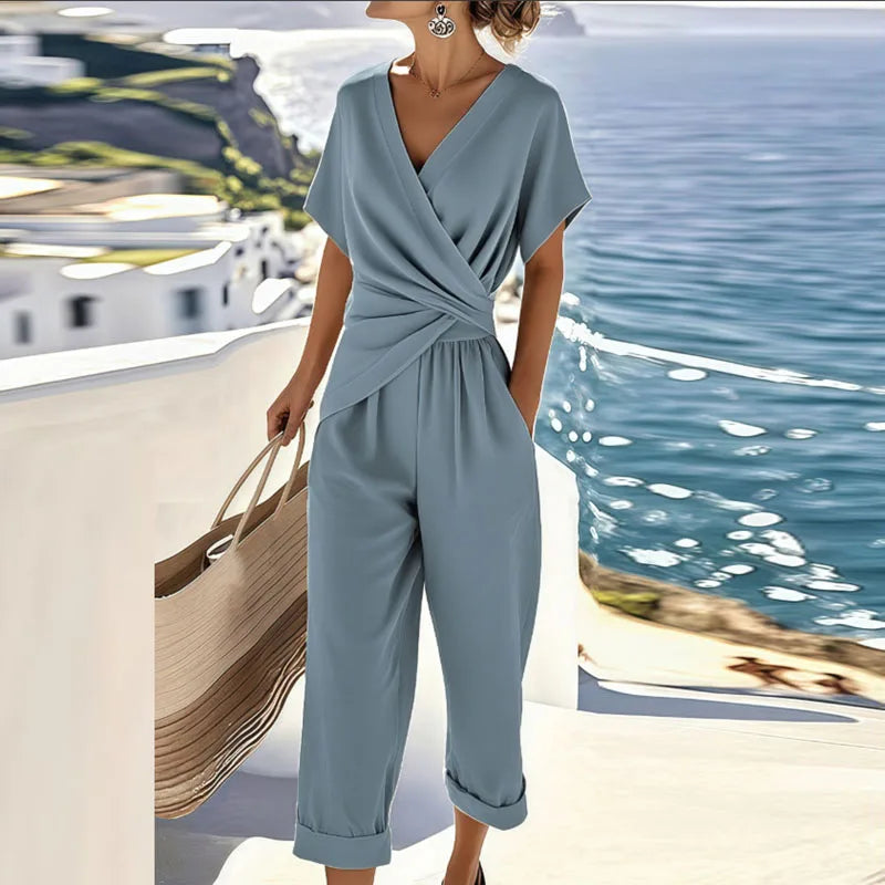 Colleen™ Elegant Two-Piece Set - Blue