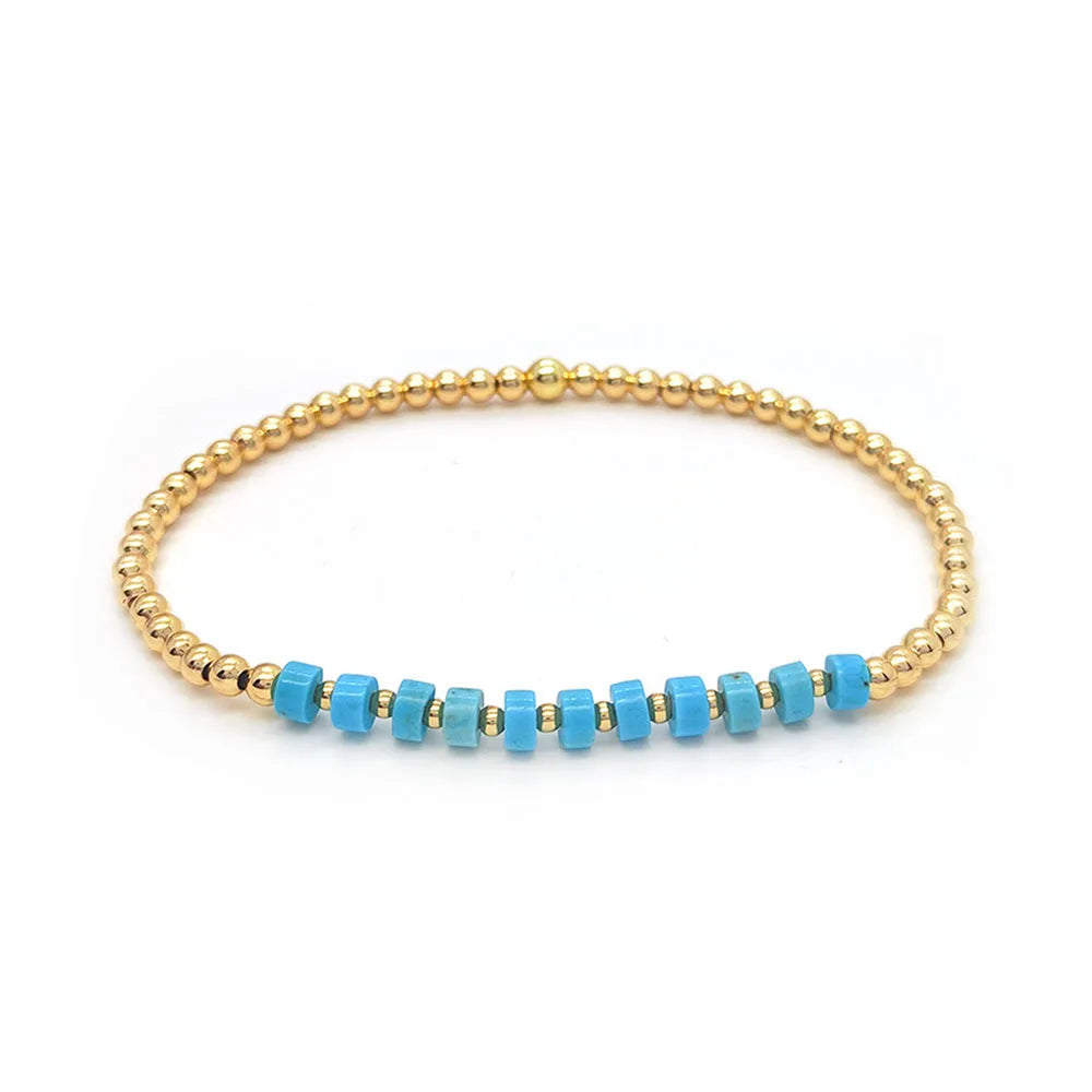 Bold Turquoise Charm Bracelet - Turquoise 2