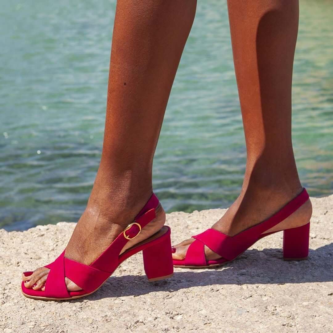 Celeste sandal in Red