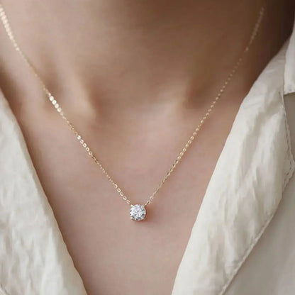 Zoe™ Sterling Silver Gold Necklace