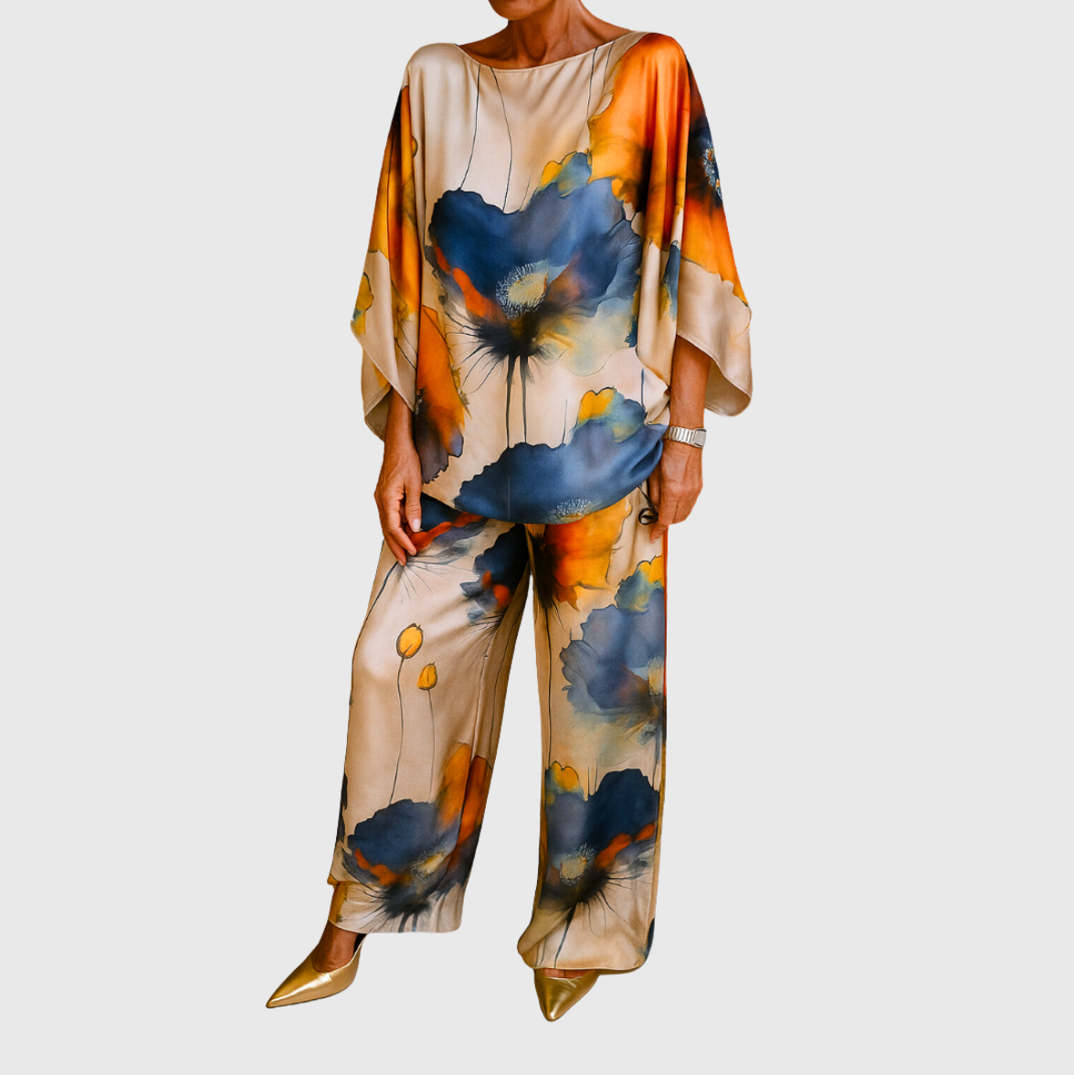 Maelora™ Satin Two-Piece Set