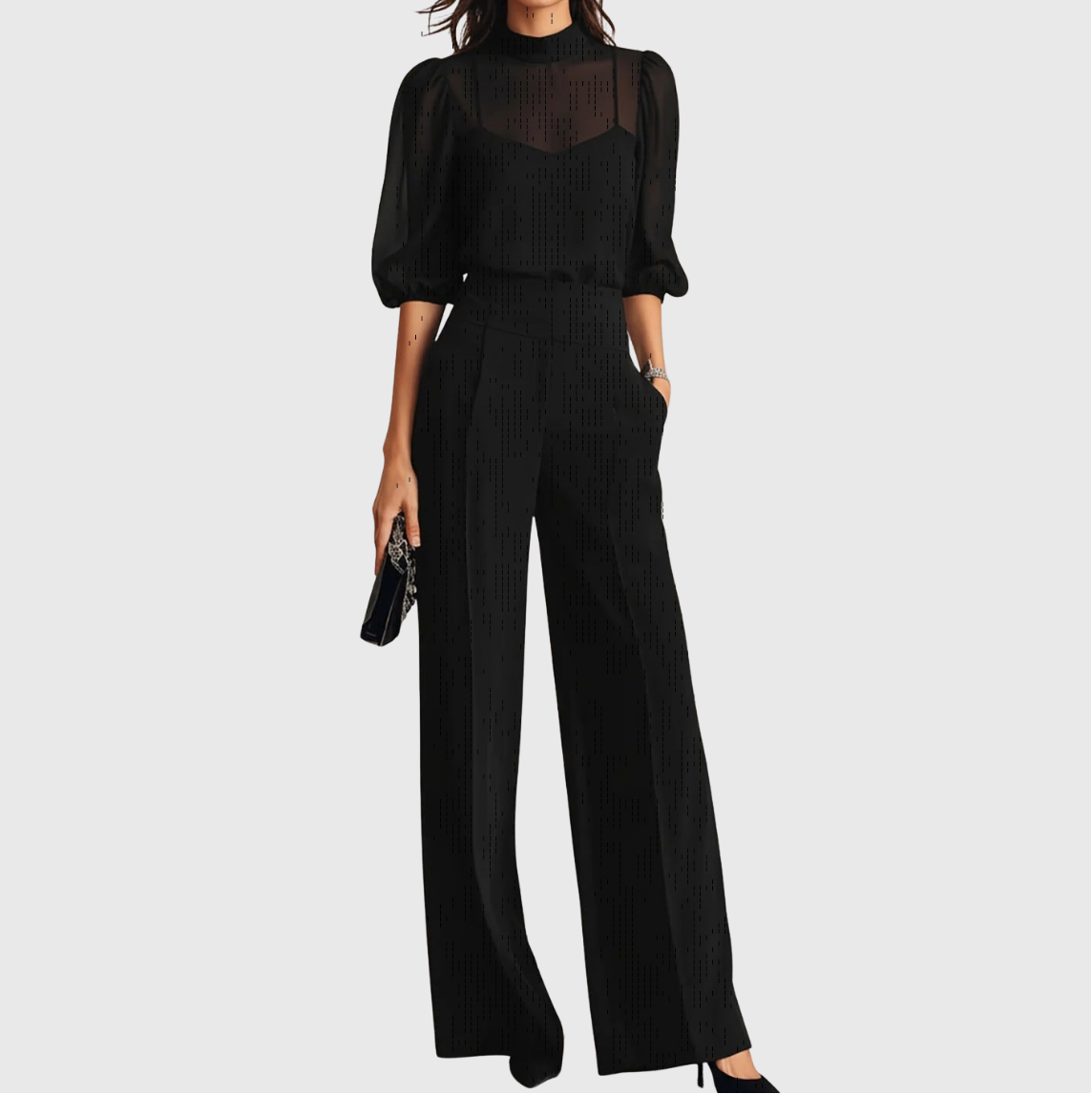 Elodie™ Sheer Sleeve Three-Piece Set