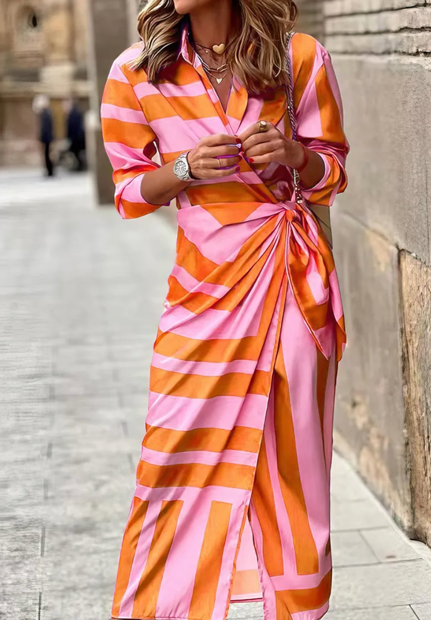 Adriana™ | Printed Wrap Dress