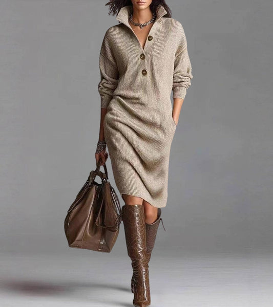Maud™ | Elegant knitted dress