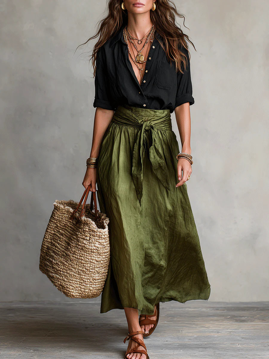 Sage™ Two-Piece Set - Black Green