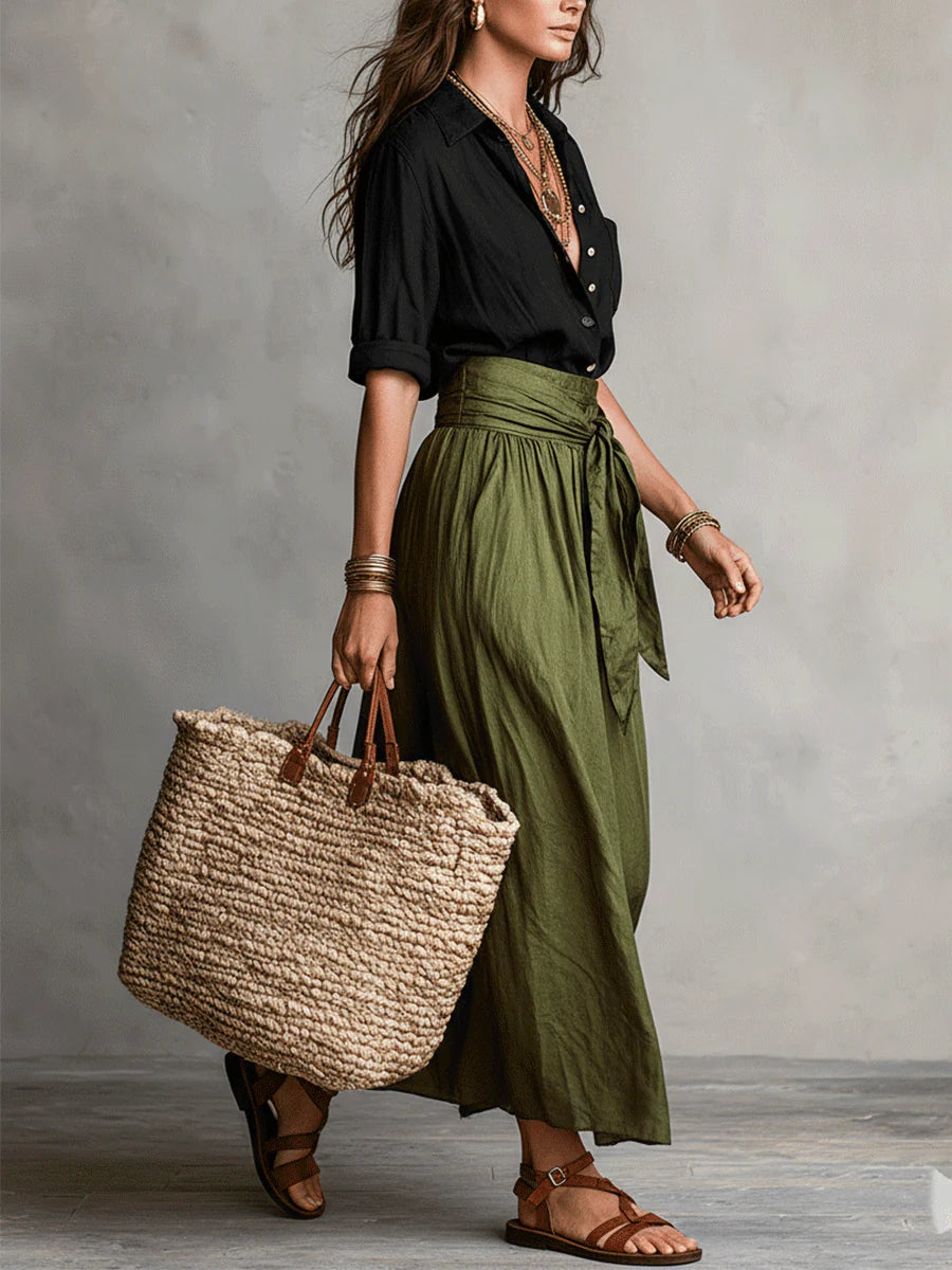 Sage™ Two-Piece Set - Black Green