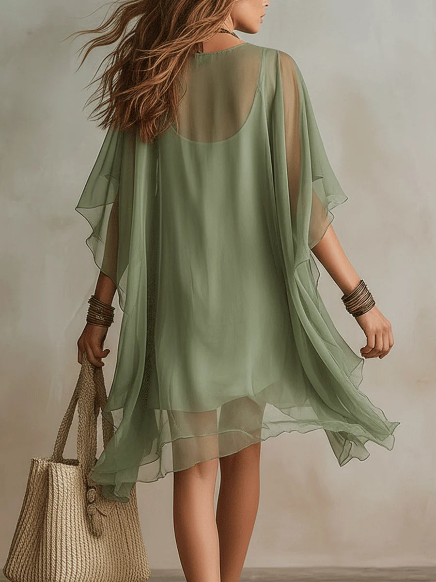 Colleen™ | Layered Boho Mini Dress