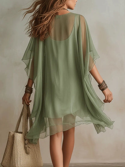 Colleen™ | Layered Boho Mini Dress