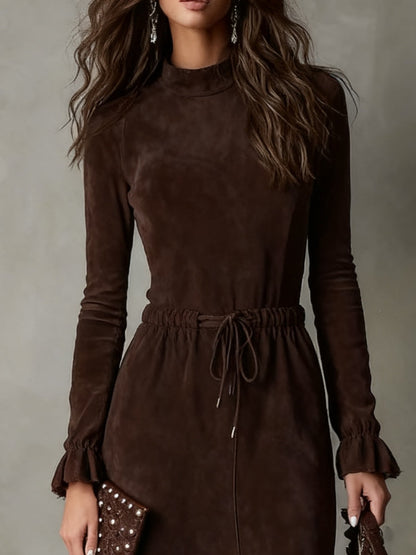 Drawstring Midi Dress