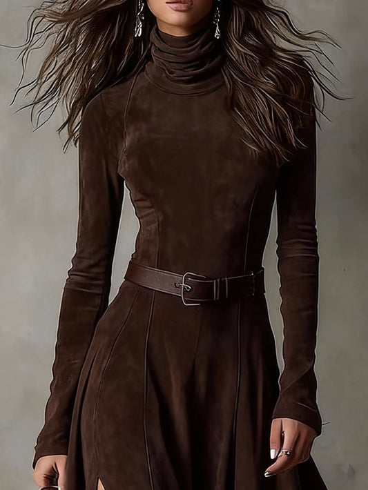 Dark Brown Maxi Dress