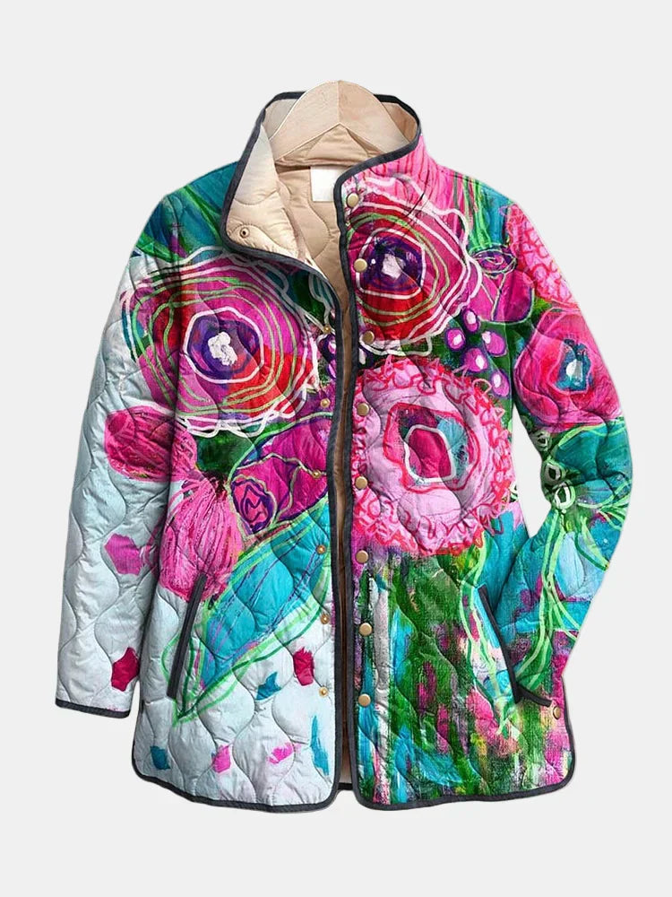 Arianne™ Elegant Floral Patterned Jacket