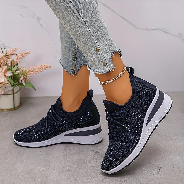 Bonnie™ Orthopedic Sneakers – Dark Blue