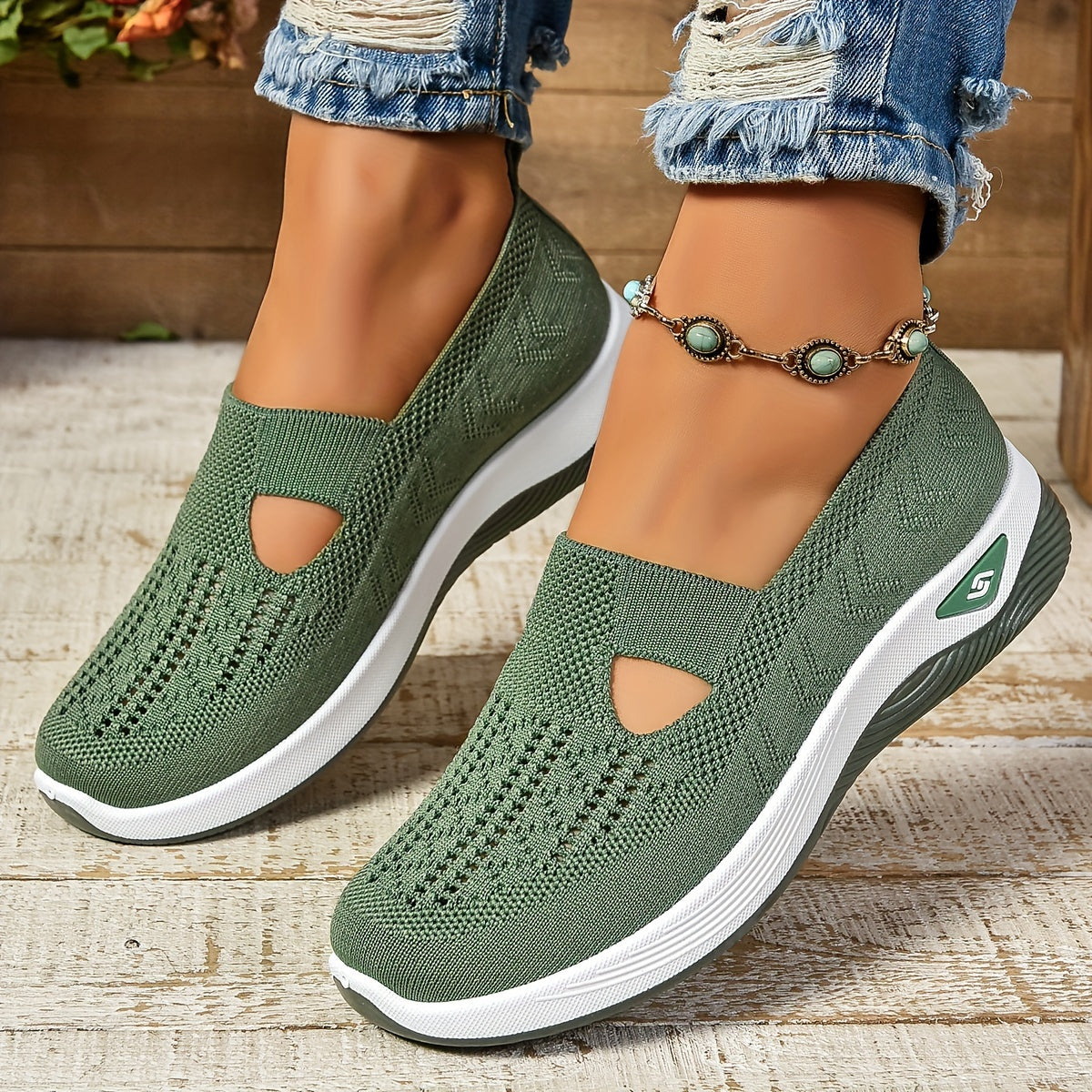 Carry™ Orthopedic Slip-On Shoes - Green