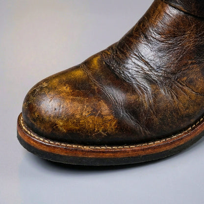 Daisy Vintage Faux Leather Boots detail