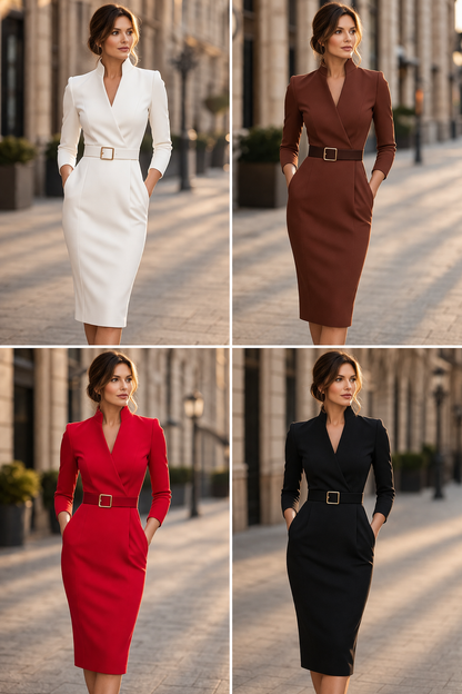 Tivara™ Belted Sheath Dress
