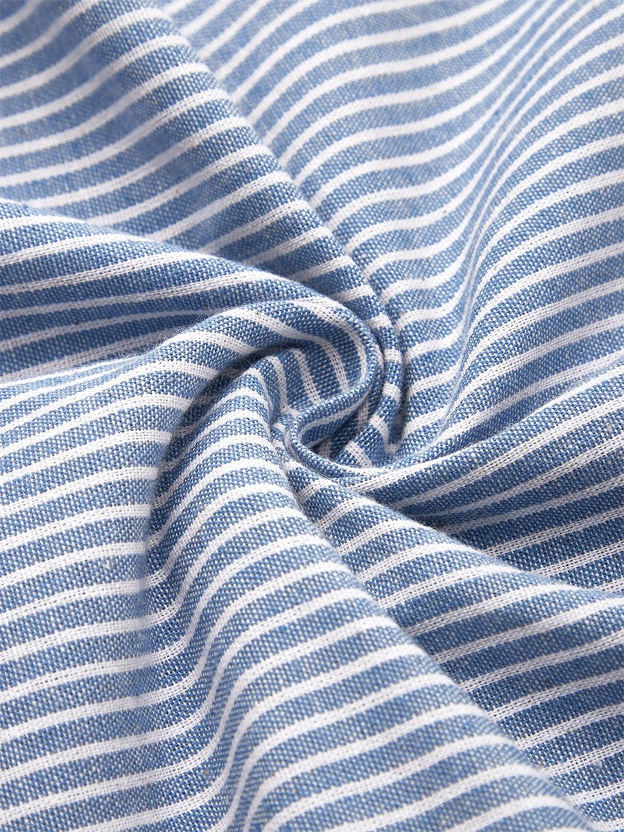 Sofia Striped Summer Dress - Blue