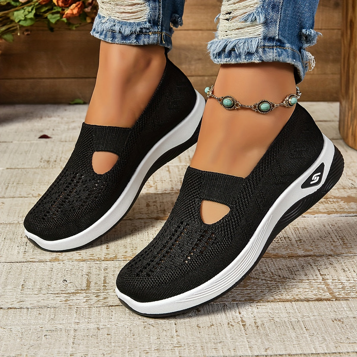 Carry™ Orthopedic Slip-On Shoes - Black