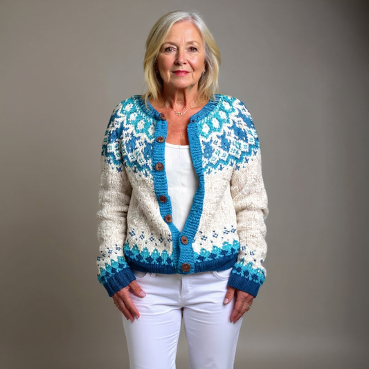 Eva | Vintage Icelandic Cardigan