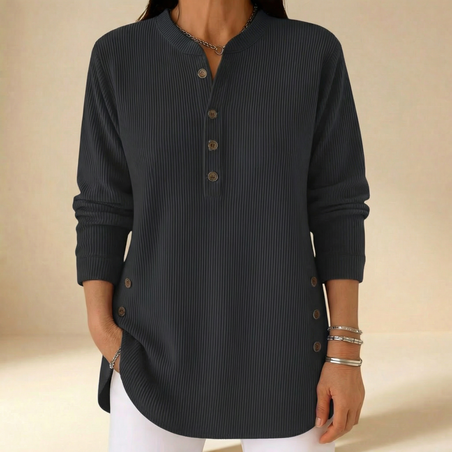 Laura Soft Knit Sweater - Black