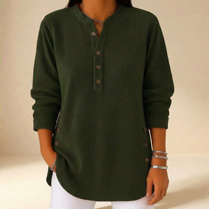 Laura Soft Knit Sweater - Dark Green