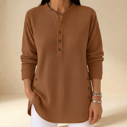 Laura Soft Knit Sweater - Caramel