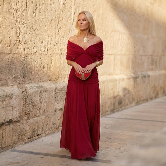 Harper™ Red Elegant Dress