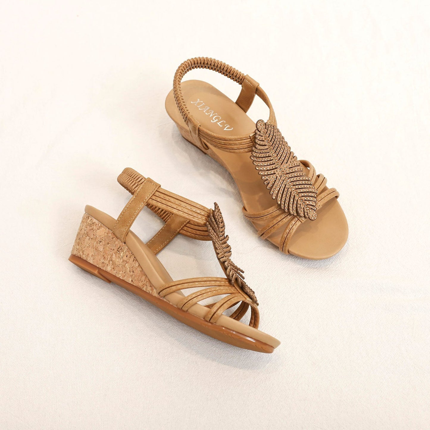 Élodie™ | Feather Elegant Sandals
