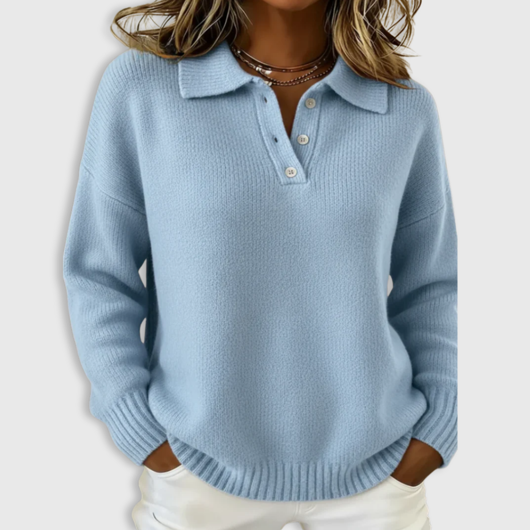 Margaret™ Cozy Comfort Jumper - Light Blue
