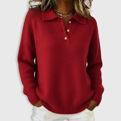 Margaret™ Cozy Comfort Jumper - Red
