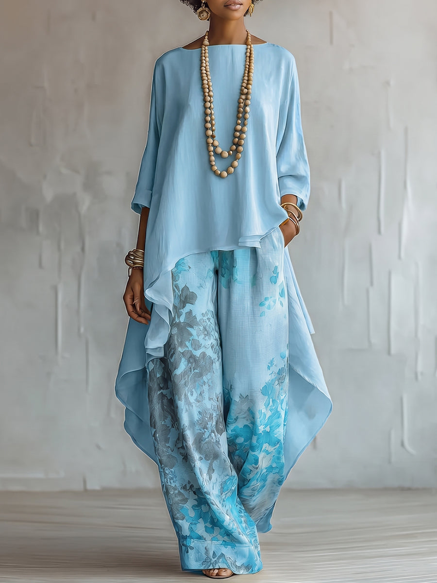 Fiora™ Sunlit Boho Two-Piece Set - Blue