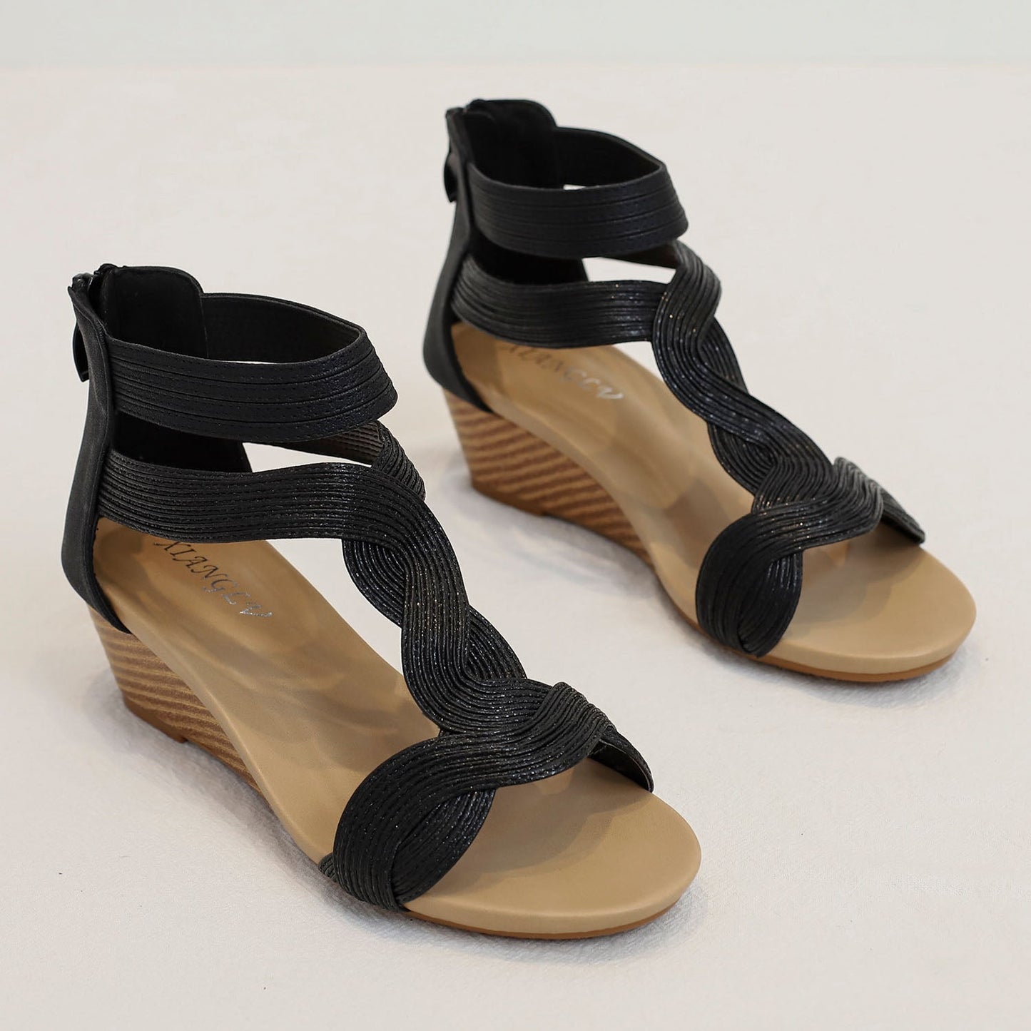 Colette™ | Bohemian Soft Wedge Sandals