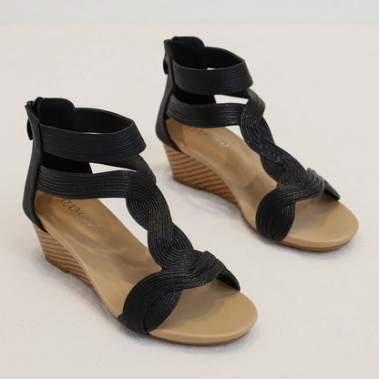 Colette™ | Bohemian Soft Wedge Sandals