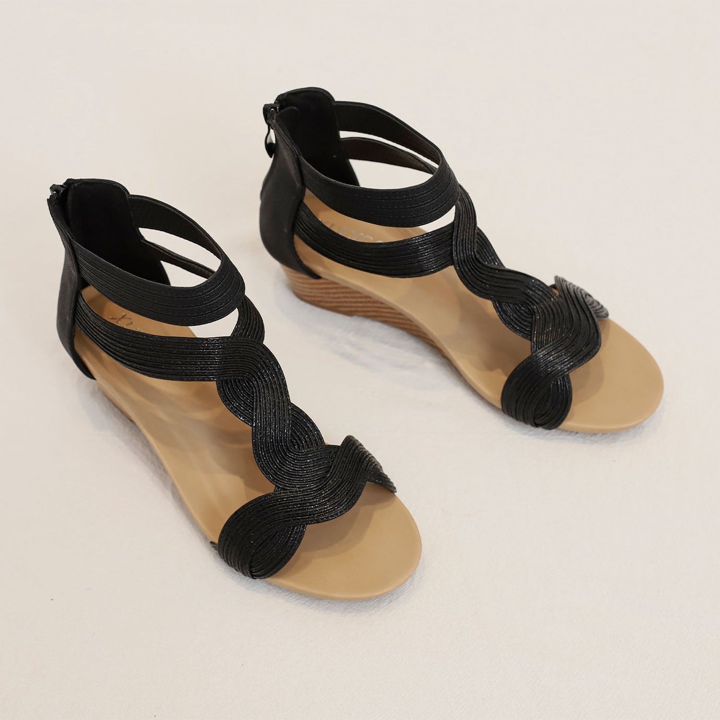 Colette™ | Bohemian Soft Wedge Sandals