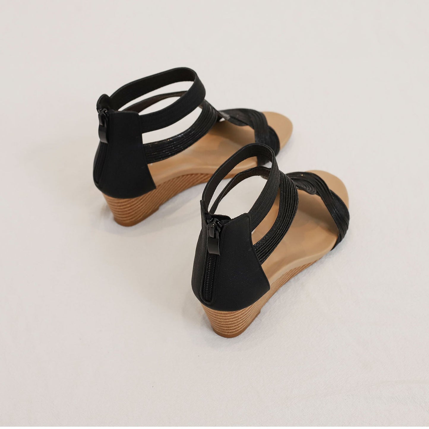 Colette™ | Bohemian Soft Wedge Sandals